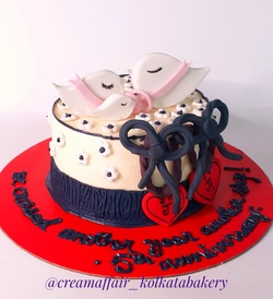 Chocolate Blueberry_Strawberry Cake