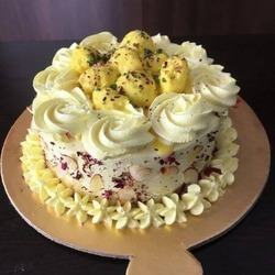 Red Velvet Rasmalai Cake